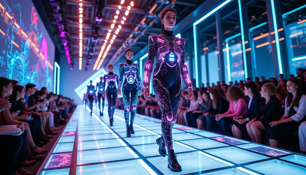 découvrez comment la technologie transforme l'industrie de la mode avec l'electronic fashion : innovations textiles, vêtements connectés, et expériences interactives redéfinissent notre façon de s'habiller.