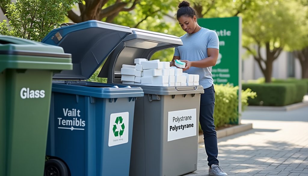 découvrez dans quel bac ou poubelle jeter le polystyrène, que ce soit pour l’emballage alimentaire ou les protections lors d’achats. guide pratique pour bien trier le polystyrène et respecter les consignes de recyclage en france.